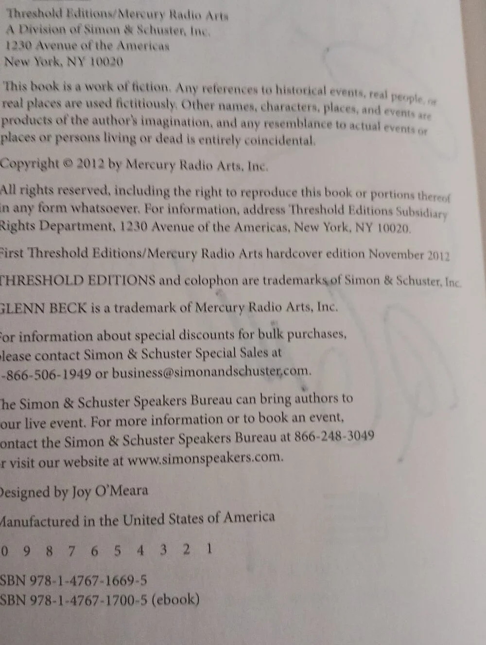 Glenn beck book signed agenda 21 signed autograph hardback with jacket